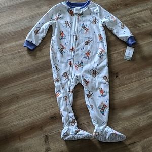 NWT Carter's Footie fleece pajamas